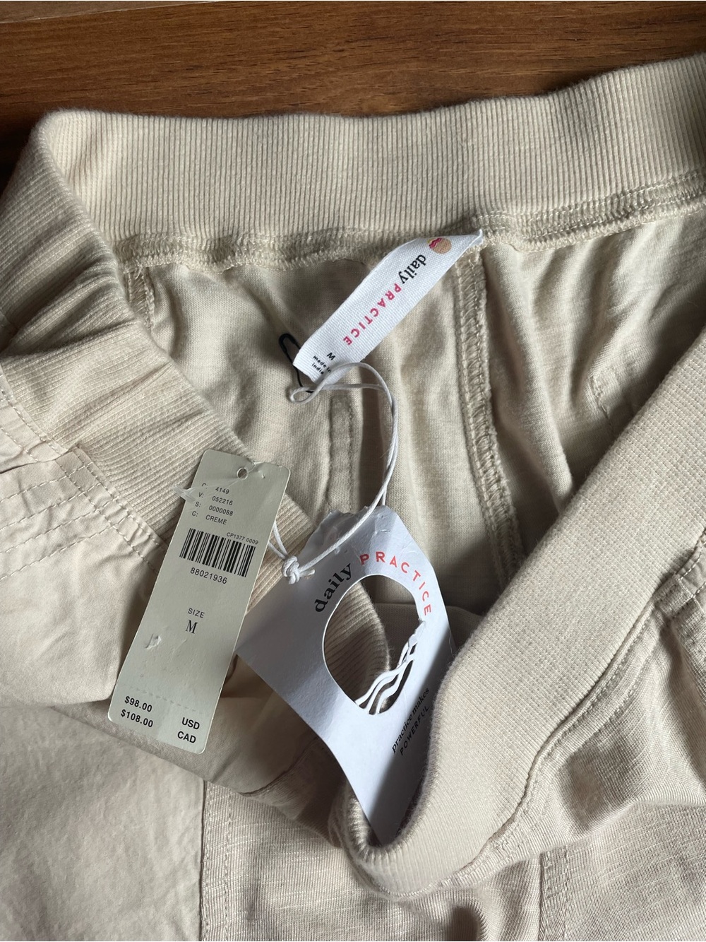 Daily Practice by Anthropologie Straight-Leg Ankle Pants NEW Size Medium - Picture 6 of 9